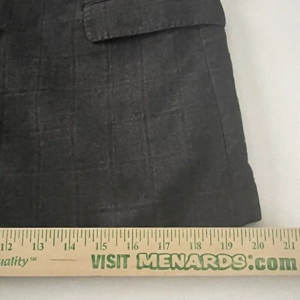 J. Crew Ludlow Blazer Size 40L Long Slim Fit Windowpane Wool Blend Unstructured